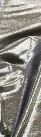 Fényesen csillogó elasztikus anyag - GUN METAL